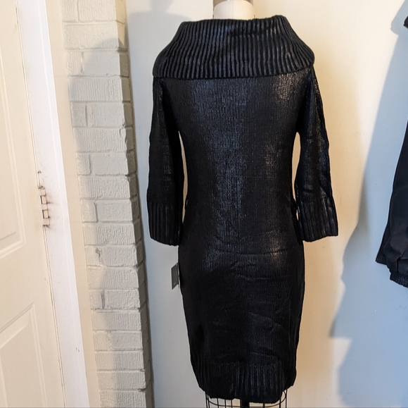 Baby Phat black sweater dress NWT - Picture 4 of 6